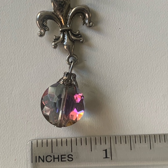 Necklace fleur de Lis pendant - Picture 9 of 9